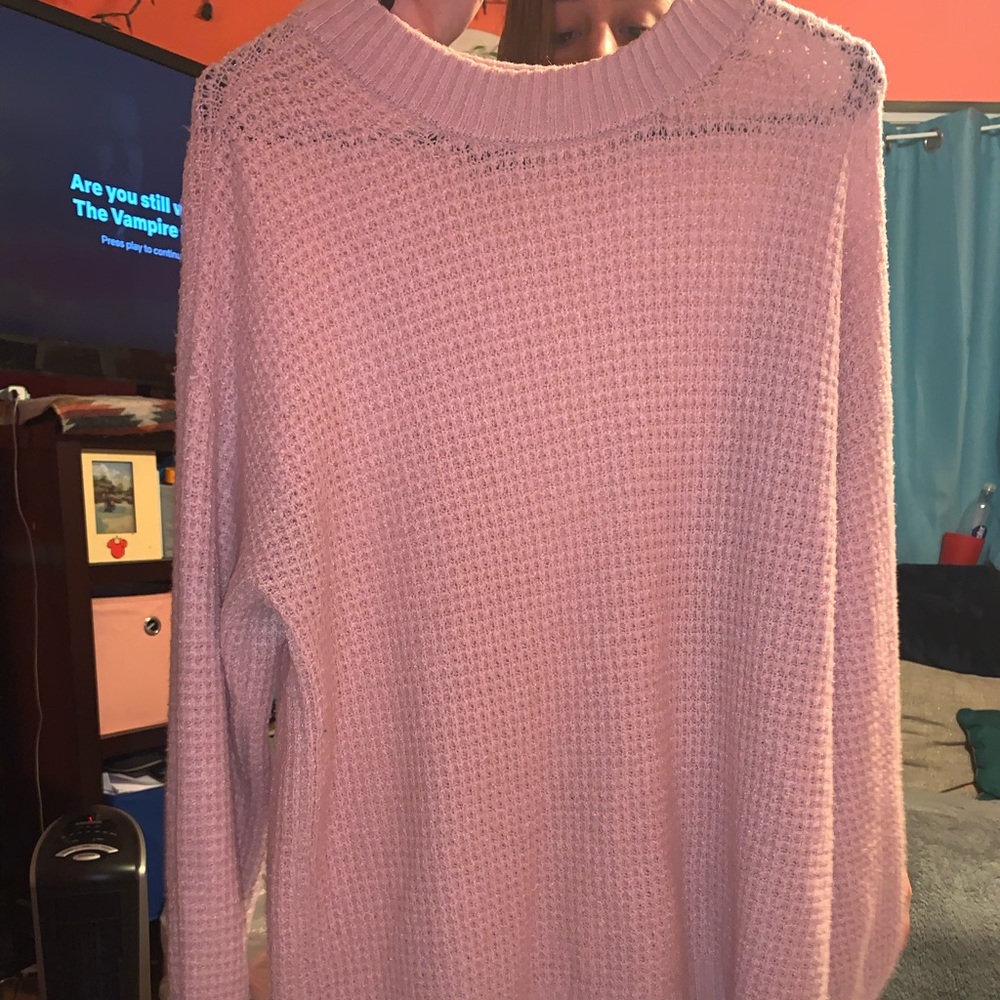 Pink sweater
